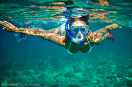 Snorkeling at Coral Island