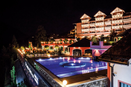 a new large outdoor pool