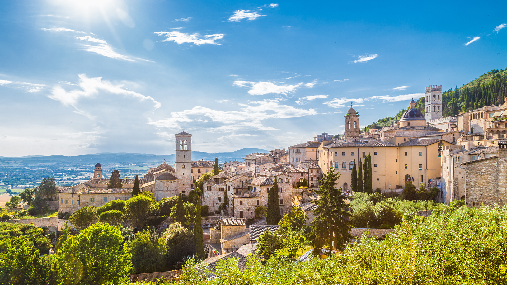 walking tour umbria italy