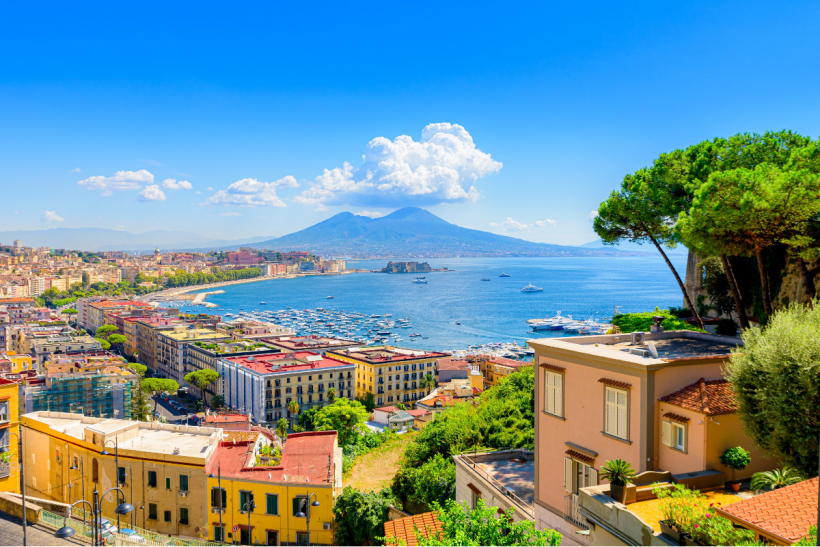 NAPOLI, PALAZZO REALE, GIARDINI PENSILI E CASTEL DELL OVO   00